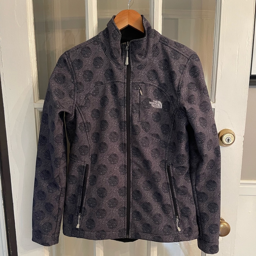 The North Face Jacket Med Black:Gray print